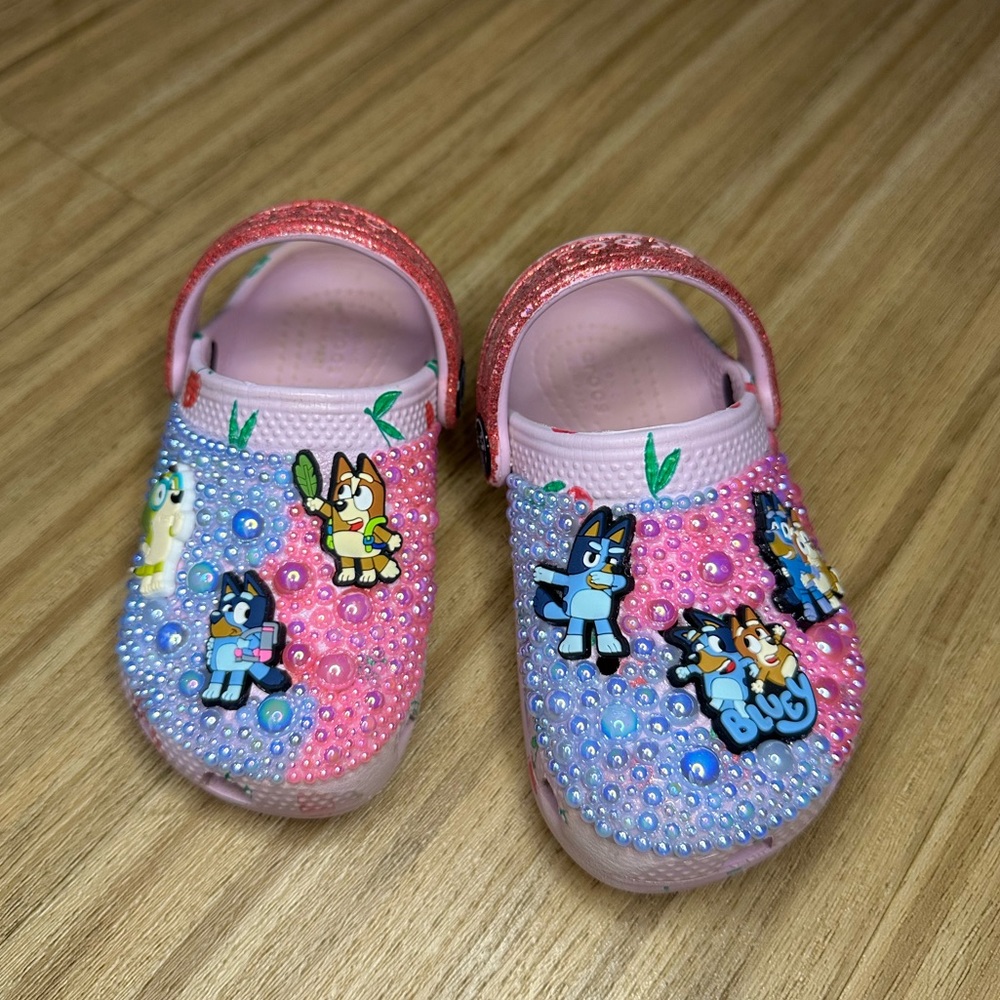 Bluey Custom Crocs || Toddler Size 8